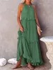 ASKSA Damen Langes Kleid Sommer Big Swing Strandkleid y Produktbild-Vorschau 5