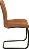 Moderner Freischwinger Stuhl MODENA hellbraun Design Produktbild-Vorschau 12