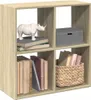 A four-cube bookshelf with various items on display. Anteprima dell’immagine prodotto