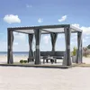 Sunjoy Aluminium Modulare Multi Lamellenpergola mit LED 3x4 Produktbild-Vorschau 8