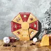 Back-Geschenkbox als Adventskalender – 28 x 30 x 7 cm – perfekt für Weihnachtsbäckerei. Voir les images du produit