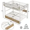 Letto a castello Merax, letto a soppalco 140x200 cm, letto Anteprima dell’immagine prodotto 5