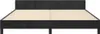 Bettgestell mit Kopfteil Schwarz 180x200 cm Samt Produktbild-Vorschau 4