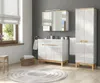 Spirit 2 E-8070-100 Nowoczesna umywalka ceramiczna, biała, Podgląd zdjęcia produktu 4