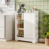 COSTWAY Badezimmerschrank, Nischenschrank mit Schiebetüren, Produktbild-Vorschau 2