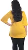 Damen Tunika T-Shirt mit 3/4 Ärmeln, Rundhalsausschnitt – Produktbild-Vorschau 3