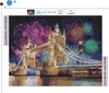 ARTULIO Diamond Painting Set - London Brücke Silvesternacht Produktbild-Vorschau 3