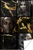 MuchoWow® Poster Gold - Schwarz - Frauen - Marmor 40x60 cm Produktbild-Vorschau 1