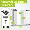 BOMI® Türschutzgitter zum Klemmen 63-251 cm | Ohne Bohren | Produktbild-Vorschau 2