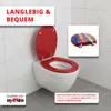 Grafner® WC Sitz mit Absenkautomatik Motiv Colored Planks Produktbild-Vorschau 3