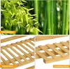 A collage of images showing bamboo plants and close-ups of a bamboo shelf with water droplets. Produktbild-Vorschau