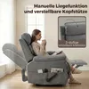 Relaxační křeslo HOMCOM, televizní křeslo s funkcí ohřevu a Náhled obrázku produktu 5