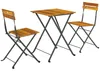 Outsunny Sitzgruppe 3 tlg. Essgruppe klappbarer Esstisch Produktbild-Vorschau 1