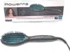 A Rowenta Power Straight hair straightening brush and its packaging are shown. Produktbild-Vorschau