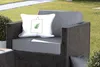 MuchoWow® Outdoor Kissen - Pflanze - Rahmen - Weiß - Produktbild-Vorschau 5