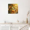 Wanduhr aus Glas mit Motiv Sonnengeflutete Orangen- 30 x 30 Produktbild-Vorschau 3