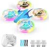 Mini drone voor kinderen vanaf 6 jaar – LED quadcopter met Productafbeelding-voorbeeld 1