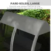 Outsunny Balancelle de jardin convertible 3 places, Voir les images du produit 8