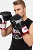 Boxhandschuhe aus Leder WINSTONE Black/White/Red 14 oz Produktbild-Vorschau 3
