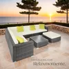 tectake® Aluminium Rattan Lounge Marbella wetterfest und Produktbild-Vorschau 7