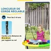 AIYAPLAY Portique balancoire exterieur 6 en 1 avec 3 Voir les images du produit 4