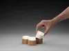 8 LED Mini Lamp, Bambushalter 3,3 x 5,7 cm Bambus, 186426 Produktbild-Vorschau 4