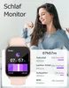 Smartwatch Damen Herren mit Telefonfunktion, Schrittzähler Produktbild-Vorschau 5