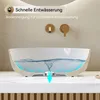 HOROW Aufsatzwaschbecken Rund Waschbecken 41.5 cm Glänzend Produktbild-Vorschau 6