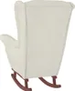 A cream-colored rocking chair viewed from the back, on a white background. Náhled obrázku produktu