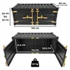 Couchtisch Bank im industrial Container Look aus Metall - Produktbild-Vorschau 2