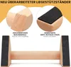 Liegestützgriffe 2 Push Up Bars Holz Parallettes Produktbild-Vorschau 5