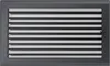 Griglia di ventilazione 22x37 Ottica in grafite Anteprima dell’immagine prodotto 3