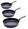 GreenPan Torino Bratpfannenset 3-teilig 20+24+28 cm schwarz Produktbild-Vorschau 6
