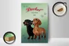 Holzschild Hund 12x18cm Dackel Deutschland 1888 Produktbild-Vorschau 3