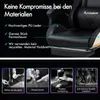 Marketing image highlighting the materials and craftsmanship of a gaming chair. Podgląd zdjęcia produktu