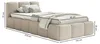 Selsey Cloudy Low – Lit rembourré 90 x 200 cm, bouclé beige Voir les images du produit 5