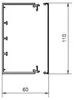 Hager LF Tehalit canalina per cavi PVC 60x110 mm 2,0 m Anteprima dell’immagine prodotto 5