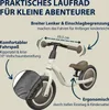 HUDORA Laufrad Cruisy ab 15 Monaten - mocha - Leichtes Produktbild-Vorschau 3