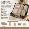 Kofferorganizer 8er Set mit Kosmetiktasche – Packtaschen & Produktbild-Vorschau 4