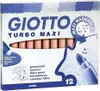 Giotto Turbo Maxi Crayon-feutre gras Rose 12 pcs(s) Voir les images du produit 1