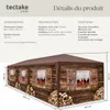 Pavillon ALMCHALET avec parois amovibles - 9 m Voir les images du produit 6