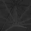 Best Möbel Ampelschirm mit Aluminiummast 4x3 m Schwarz - Produktbild-Vorschau 6