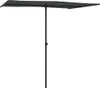 A rectangular umbrella with a black pole, set against a white background. Náhľad obrázku produktu