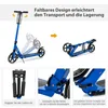 COSTWAY Kinderroller, inklapbaar met verlichting, scooter Productafbeelding-voorbeeld 8