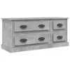 The Living Store TV-Schrank Betongrau 100x35,5x45 cm Produktbild-Vorschau 3