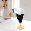 Perückenkopf - Mannequin-Kopf Displayständer - Leinenbezug Produktbild-Vorschau 10