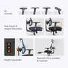 Collage of images showcasing the features of an ergonomic office chair. Náhled obrázku produktu