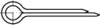 Reyher  Splinte ISO 1234 Stahl 4 x 90 galv. vz (500 Stück) Produktbild-Vorschau 2