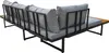 LC Garden »Sungardo« Gartenlounge Set 3tlg. Anthrazit aus Produktbild-Vorschau 4