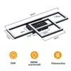 ZMH Deckenlampe LED Deckenleuchte 20W Wohnzimmerlampe Produktbild-Vorschau 4